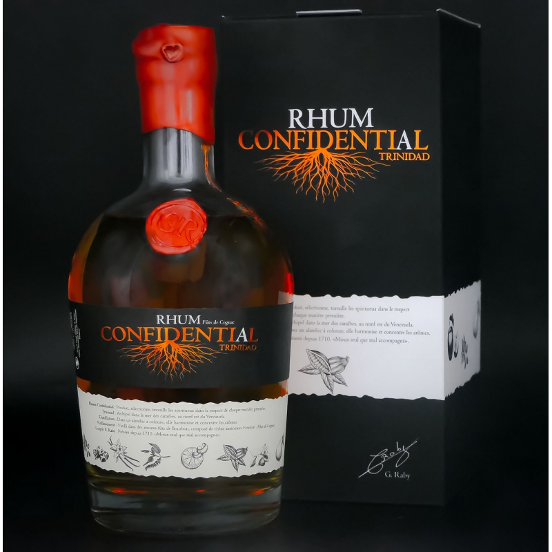 Rhum Trinidad Aged in Cognac barrels Confidential