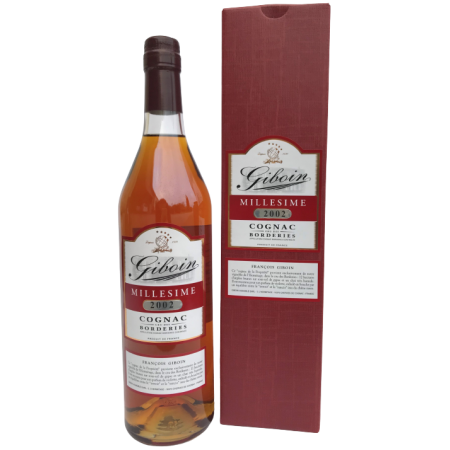 Millesime 2002 Borderies Cognac Giboin