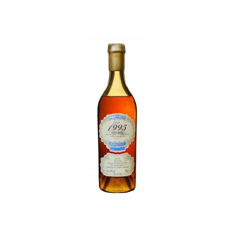Millésime 1995 Fins Bois édition limitée Cognac Prunier