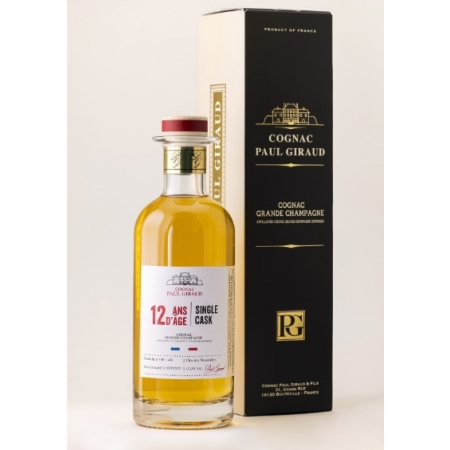 12 ans d'âge single cask Grande Champagne Cognac Paul Giraud édition limitée
