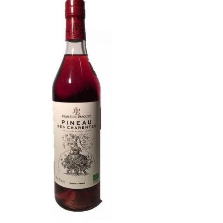 Pineau des Charentes rosé bio Cognac Pasquet