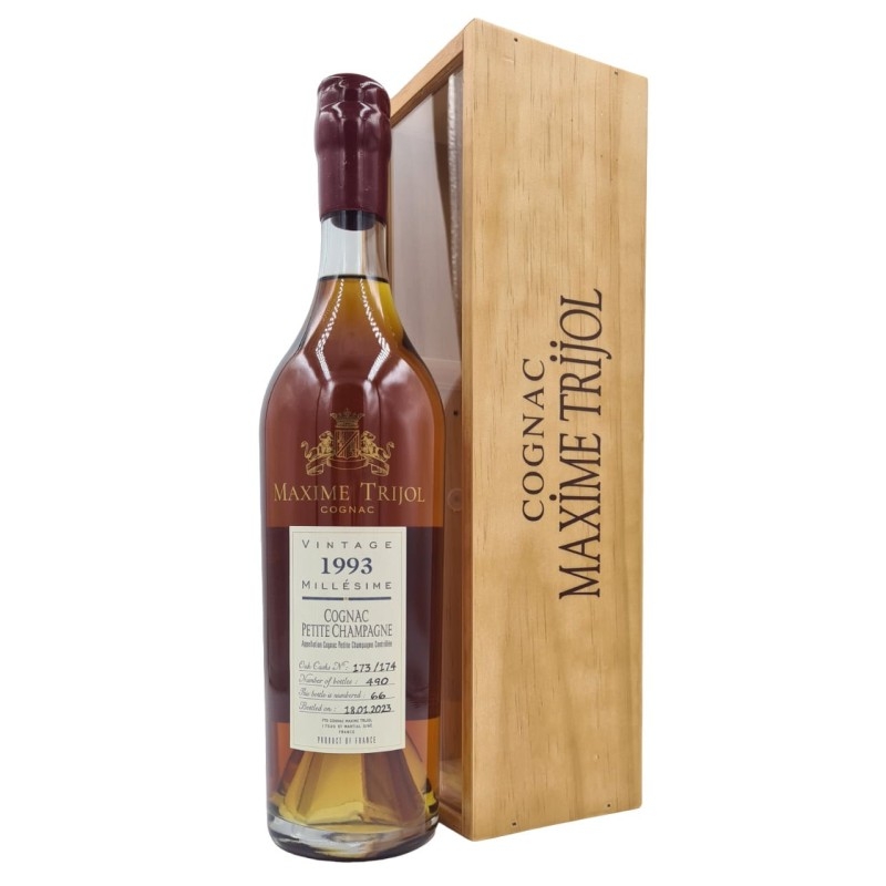 Cognac Maxime Trijol Vintage 1993 Petite Champagne