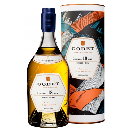 18 years old single cru Fins Bois Cognac Godet