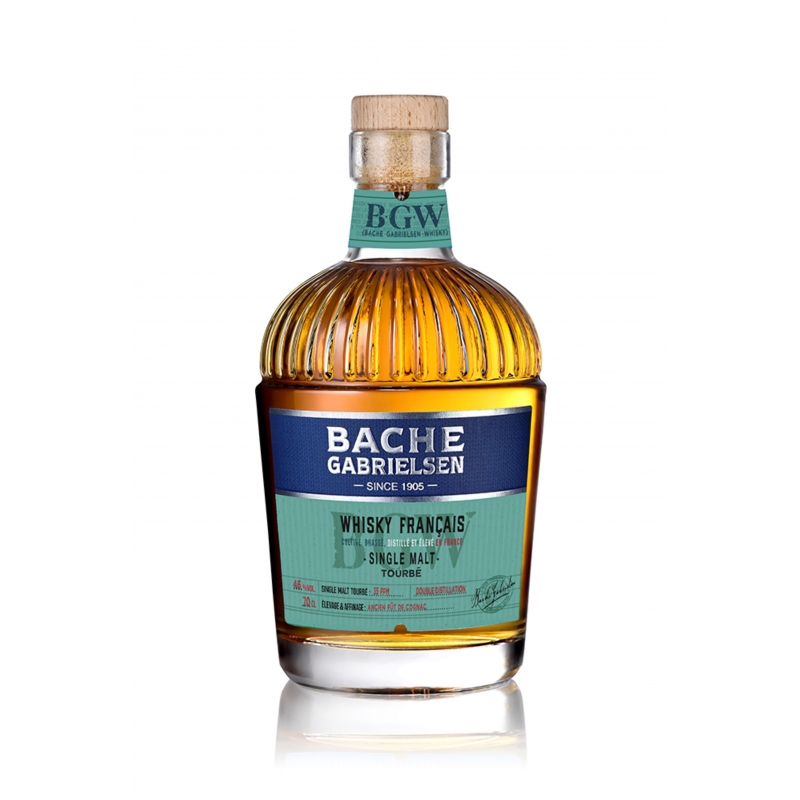 French Whisky Single Malt Peated Bache-Gabrielsen French Whisky Single Malt Peated Bache-Gabrielsen